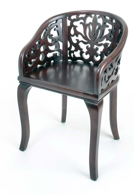 Luxury Damask Armchair